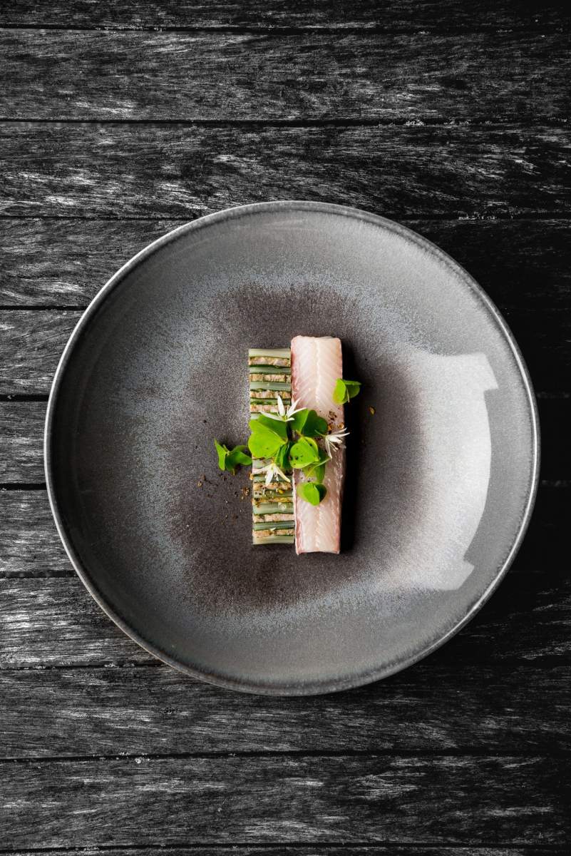 Atmosphères · Hôtel Restaurant Bourget du Lac · Proche aix les bains | cuisson basse température, blettes &amp; Pormonier, Restaurant Atmosphères étoilé 
